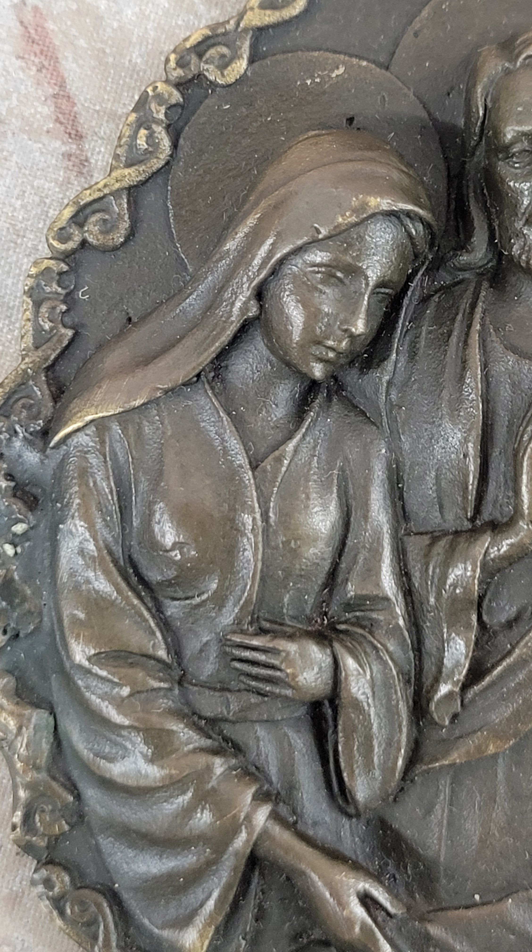 Handcrafted bronze sculpture SALE Jesus Cast Hot Style Modern Nativity Genesis