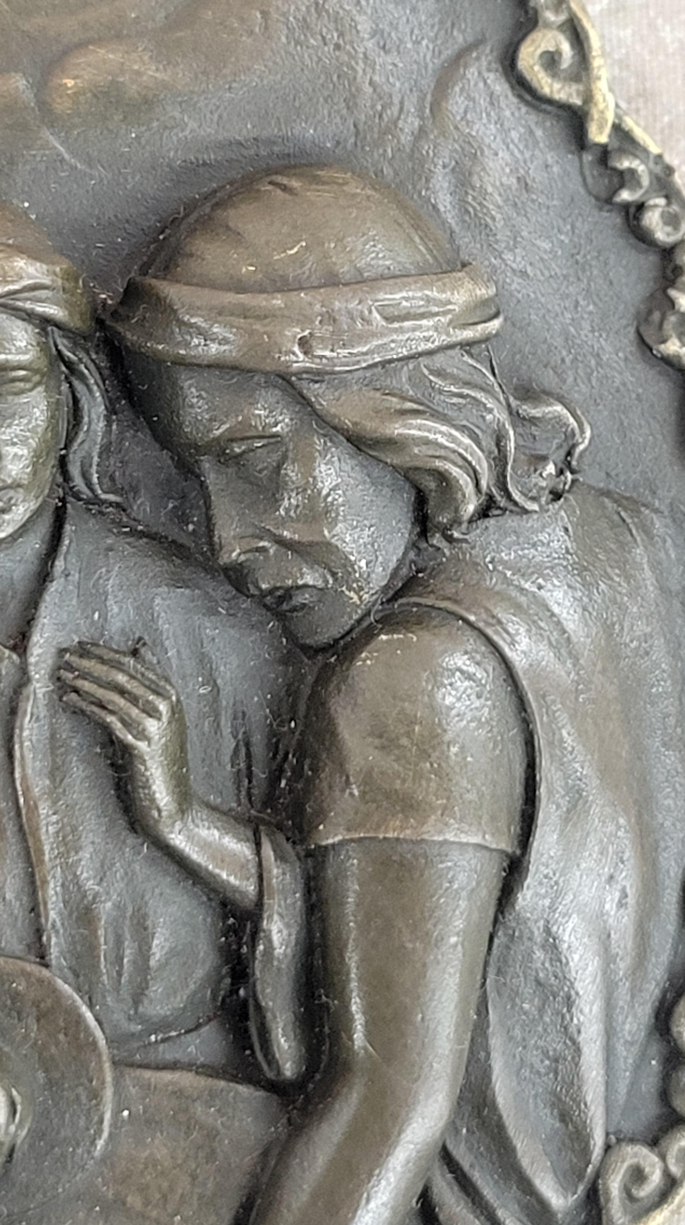 Handcrafted bronze sculpture SALE Jesus Cast Hot Style Modern Nativity Genesis