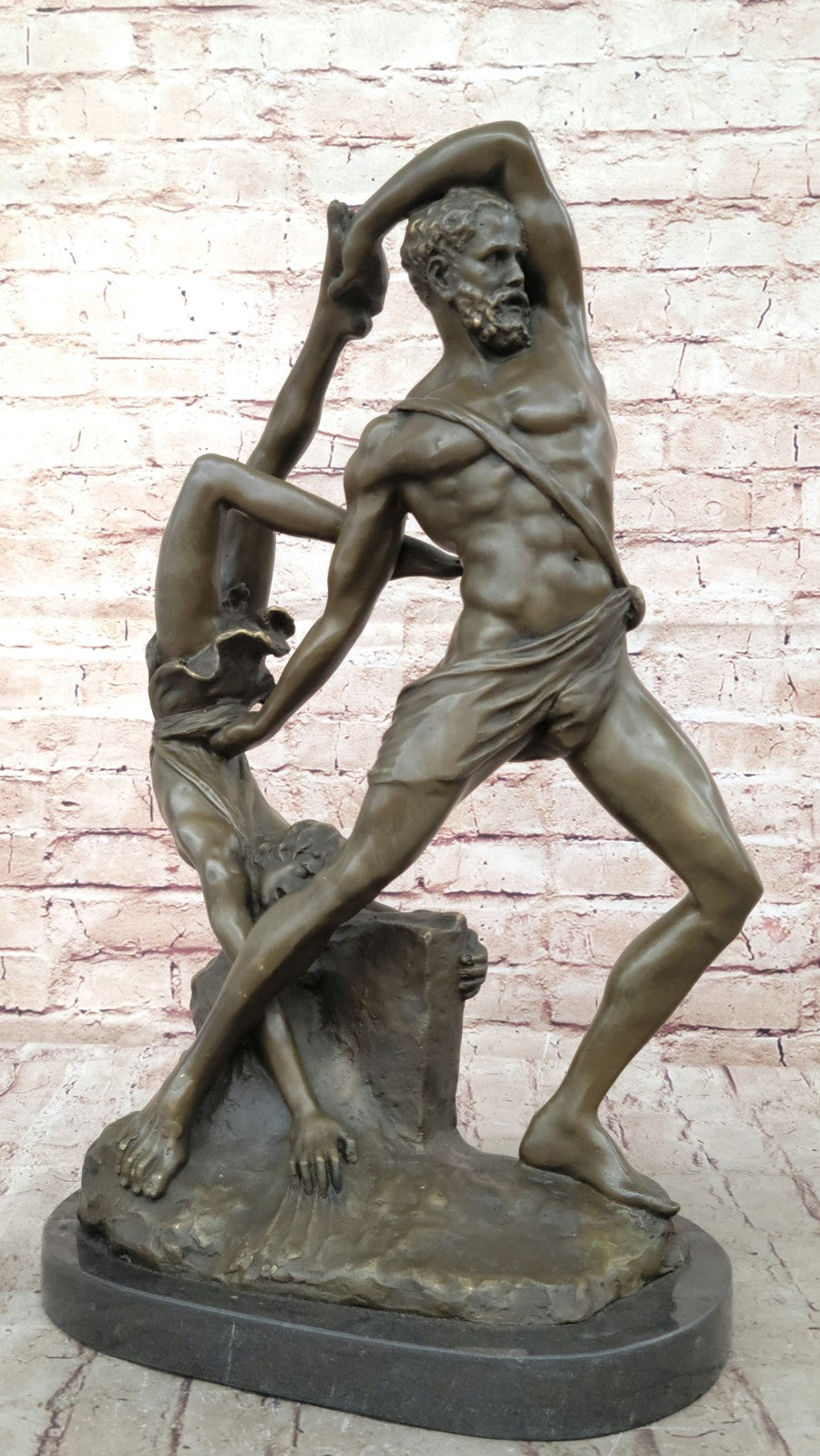 Signed Original Aldo Vitaleh Greek God Wrestling Hot Cast Classic Artwork Figure