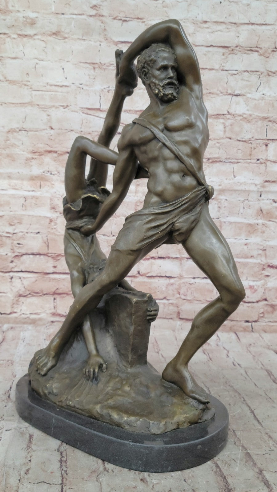 Signed Original Aldo Vitaleh Greek God Wrestling Hot Cast Classic Artwork Figure