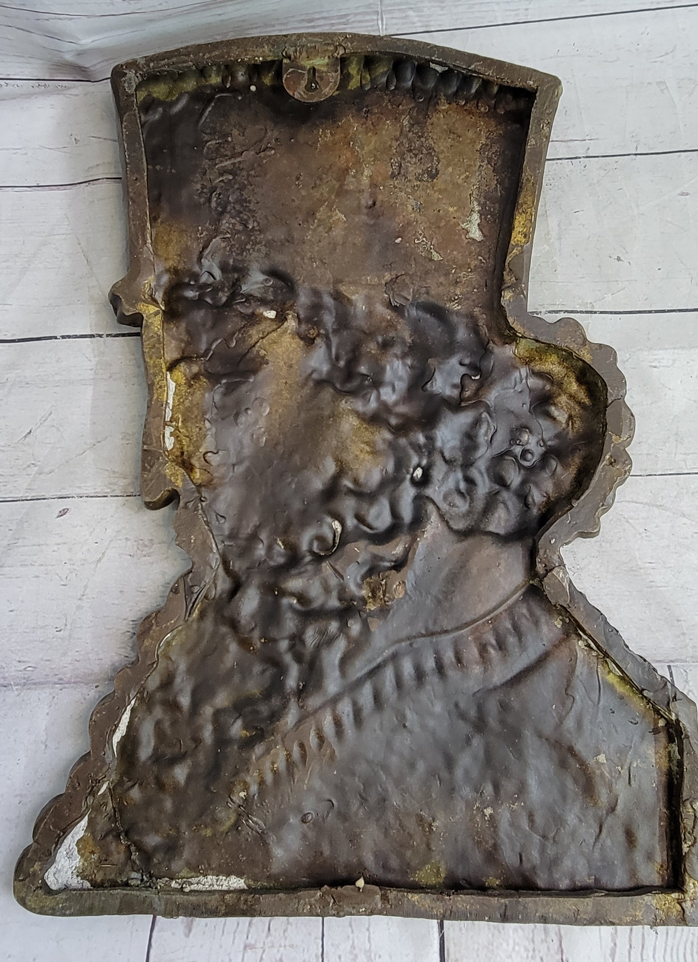 Art Deco Cyrus The Great Greatest Persian Empire King Bronze Sculpture for Wall