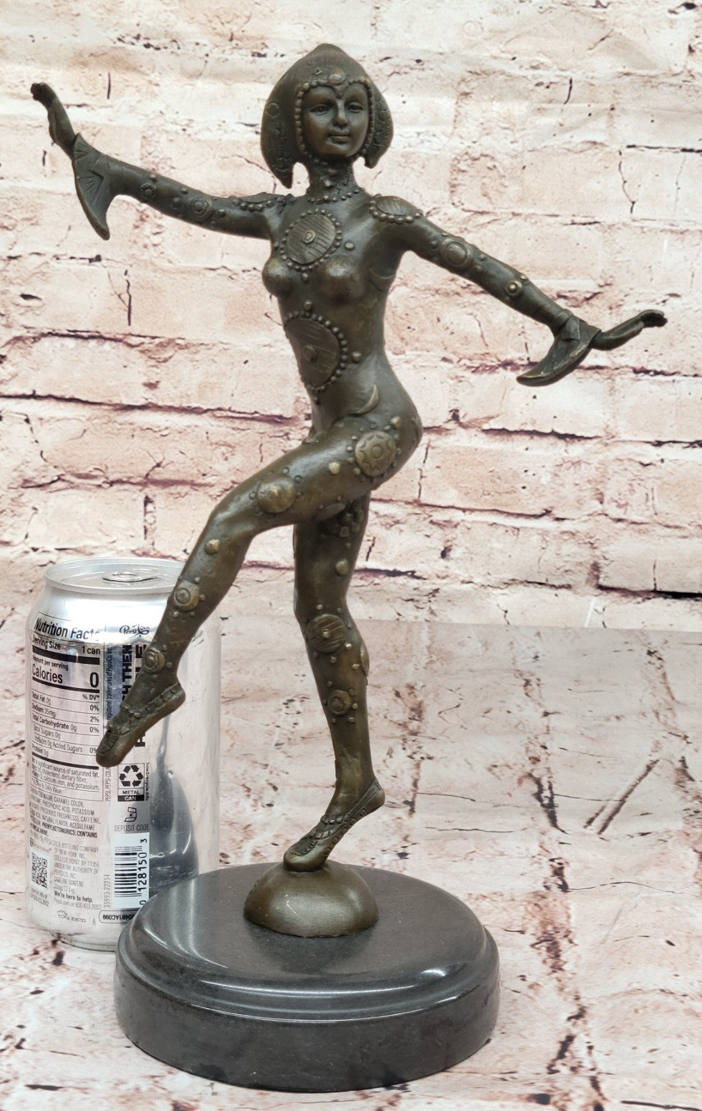 Art Deco French Dancer by D.H Chiparus Classic Dance Bronze Sculpture Statue