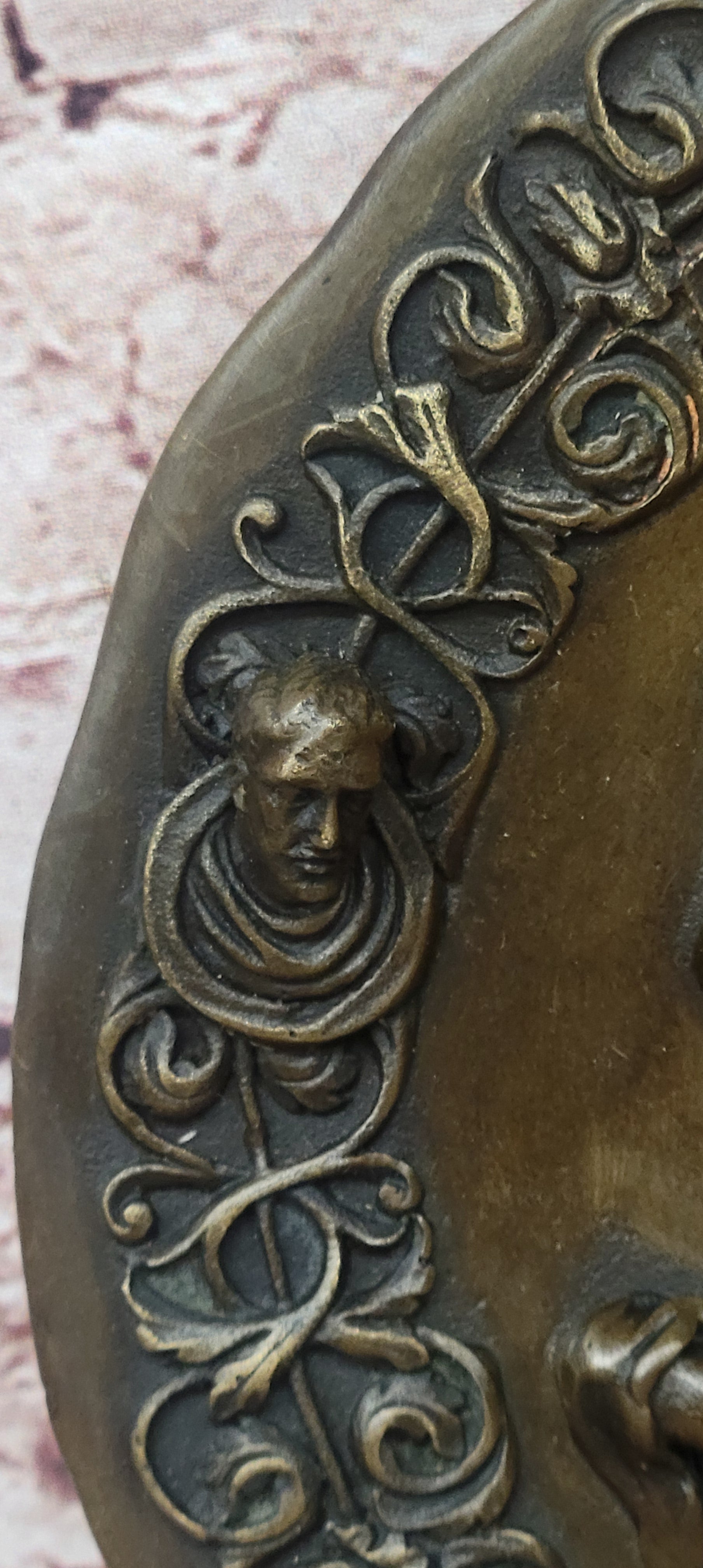 Classic Art Bronze Marble Art Statue Greek goddess of Athena warrior Statue