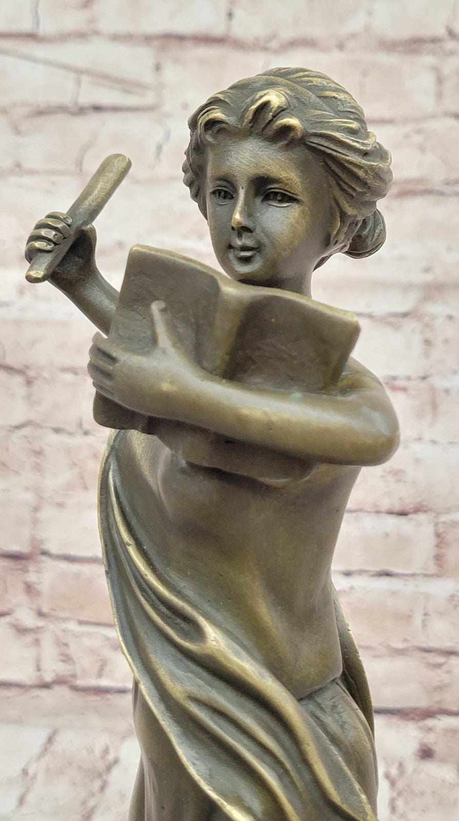 Wisdom Hero Peace Goddess Athena Handcrafted bronze sculpture SALE Marble Figure