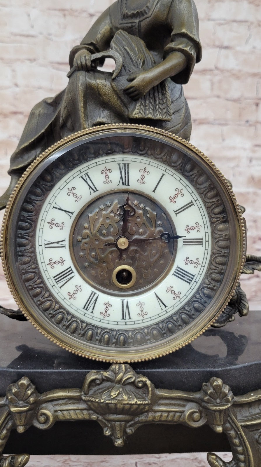 Magnificent Prize Winning Ormolu/Bronze Clock By "Moreau " French Artist Statue