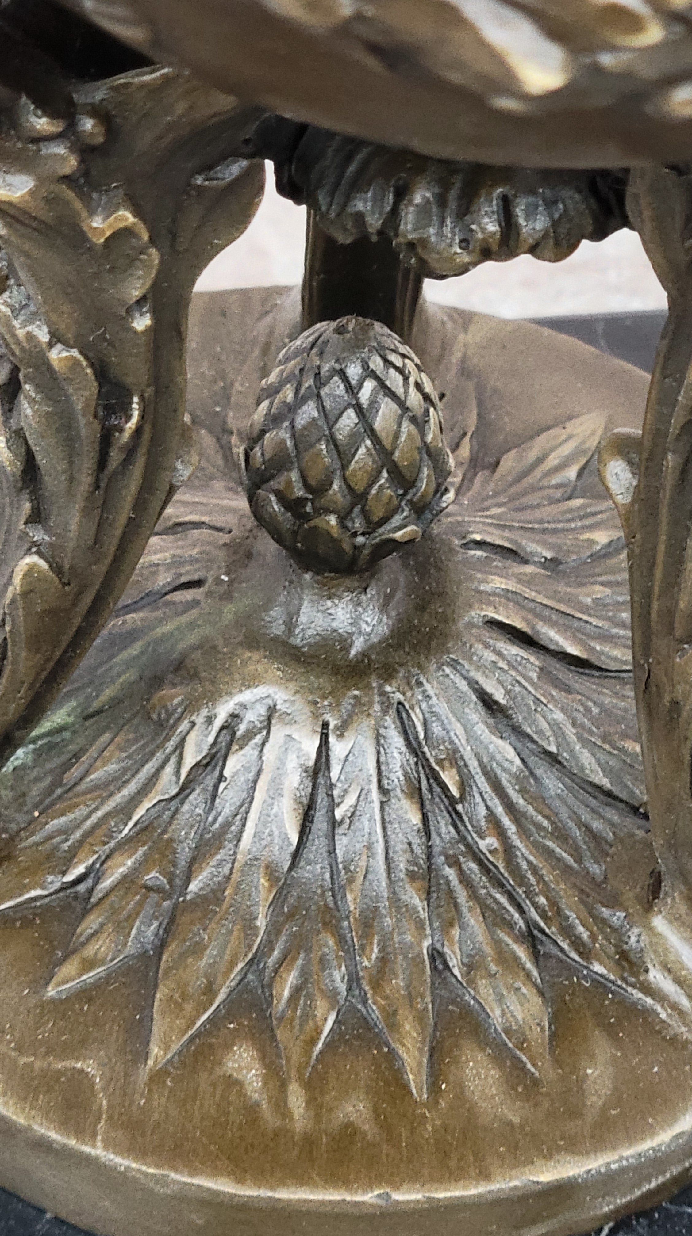 Louis XVI Style Bronze Mounted Urn: Handmade Keepsake Figure Hot Cast