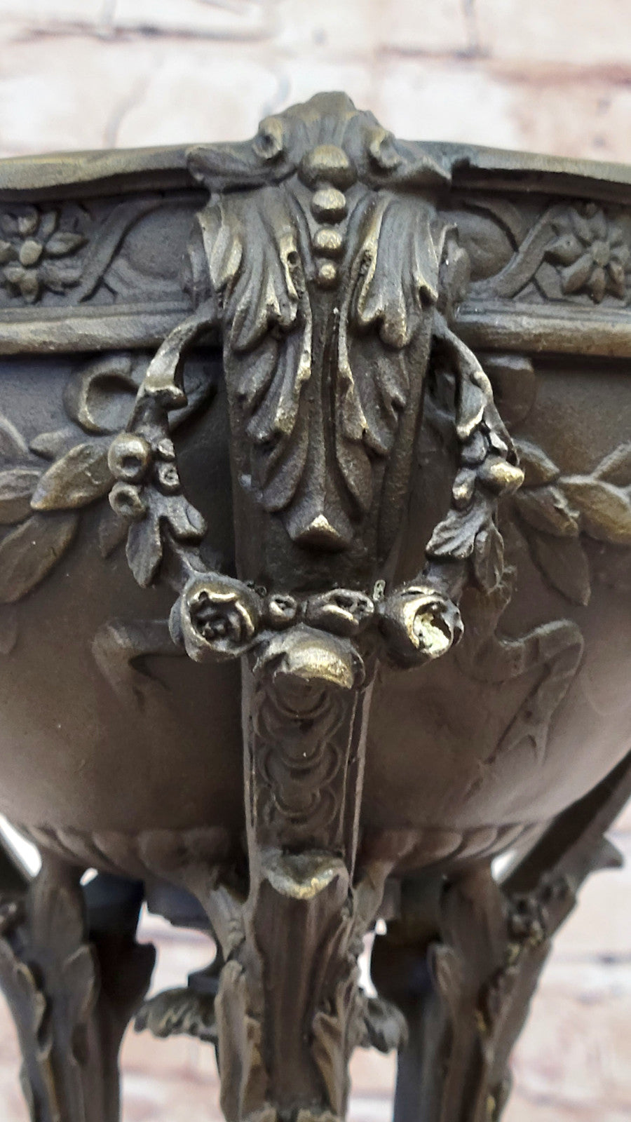 Louis XVI Style Bronze Mounted Urn: Handmade Keepsake Figure Hot Cast