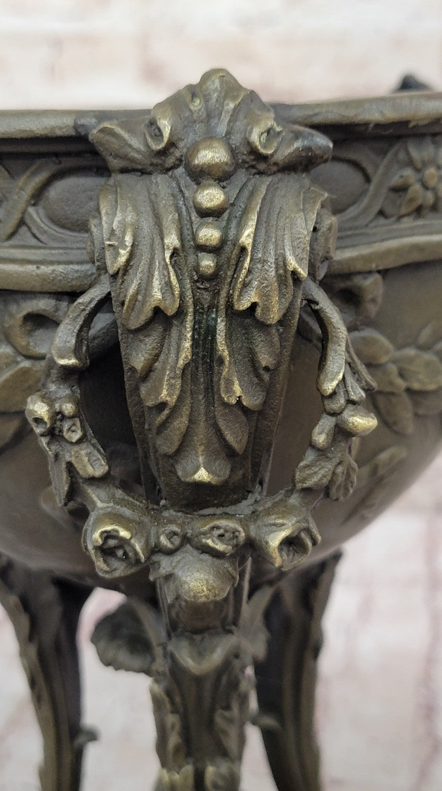 Louis XVI Style Bronze Mounted Urn: Handmade Keepsake Figure Hot Cast