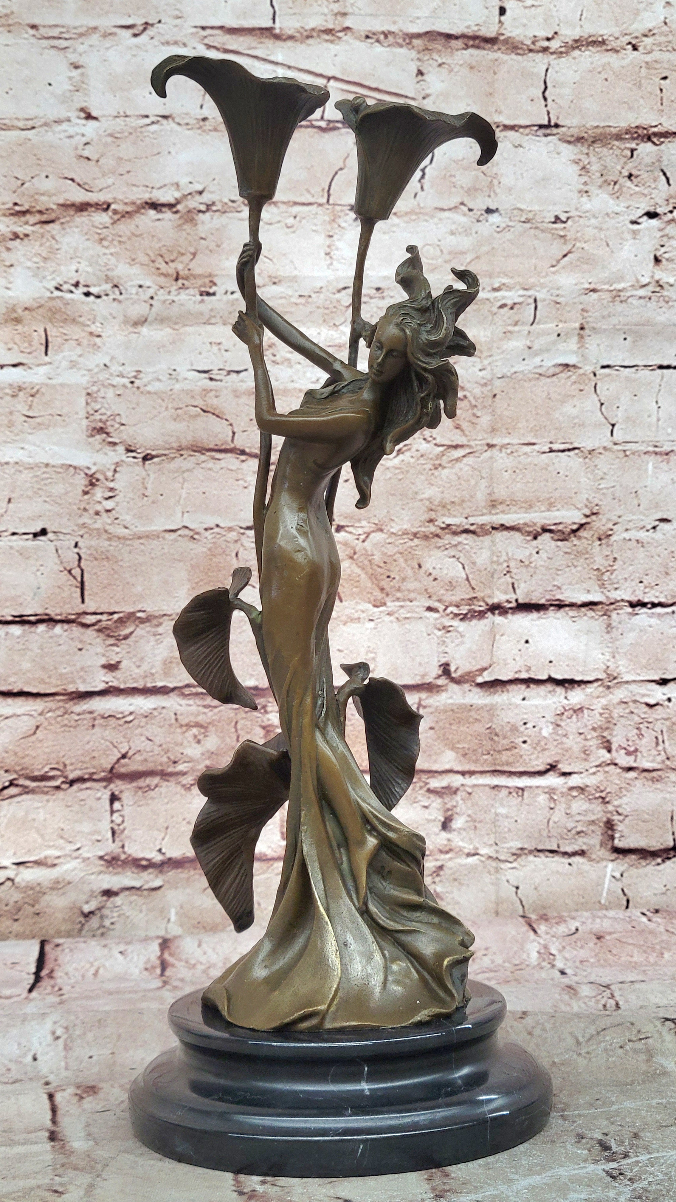 Fine Art Bronze Statue of Goddess Beauty Collectible Figurine Gift