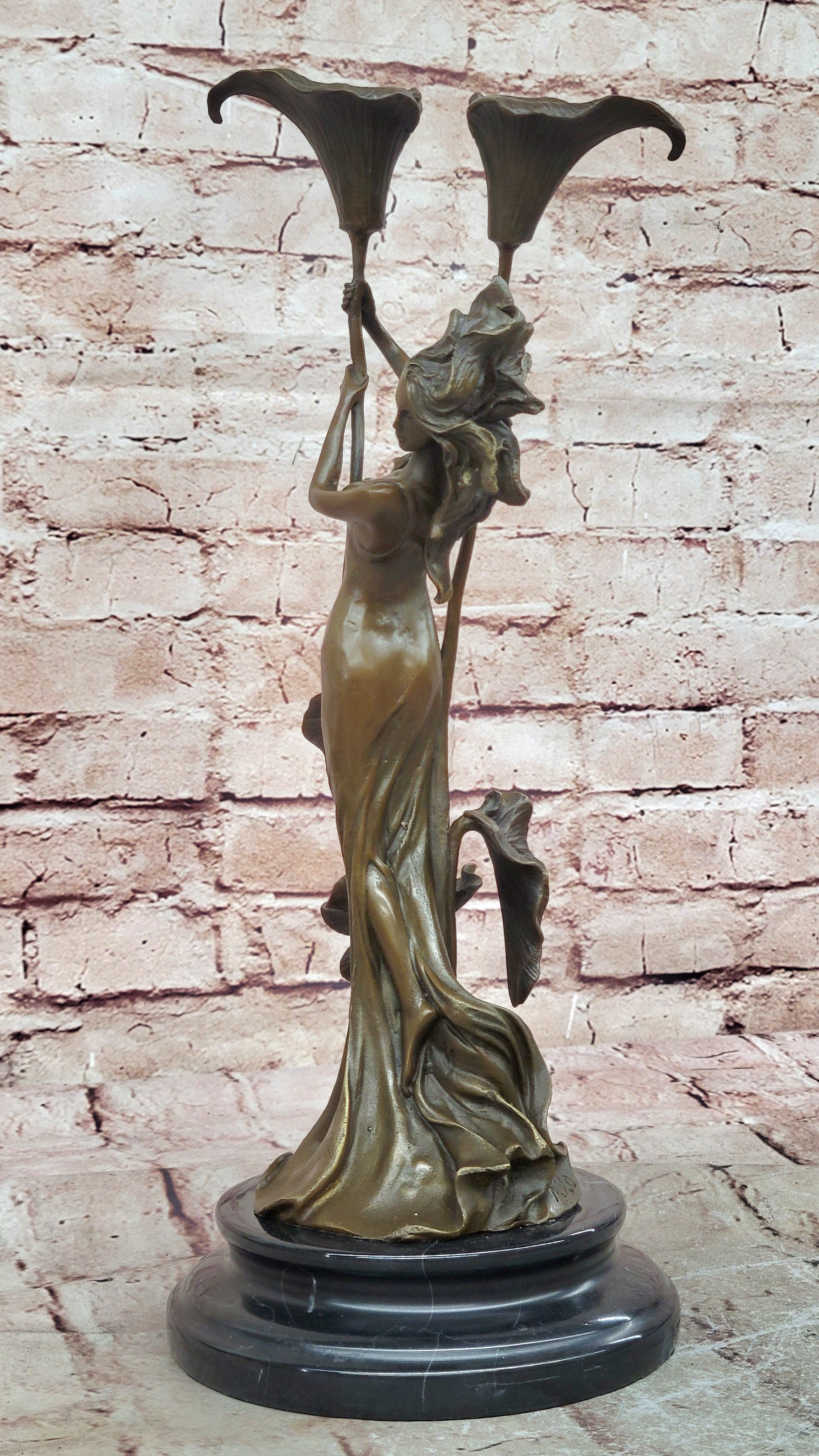 Fine Art Bronze Statue of Goddess Beauty Collectible Figurine Gift
