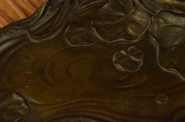 Signed Milo Amazing Jewelry Holder Bronze Nude Nymph Hand Made Close Out Deal