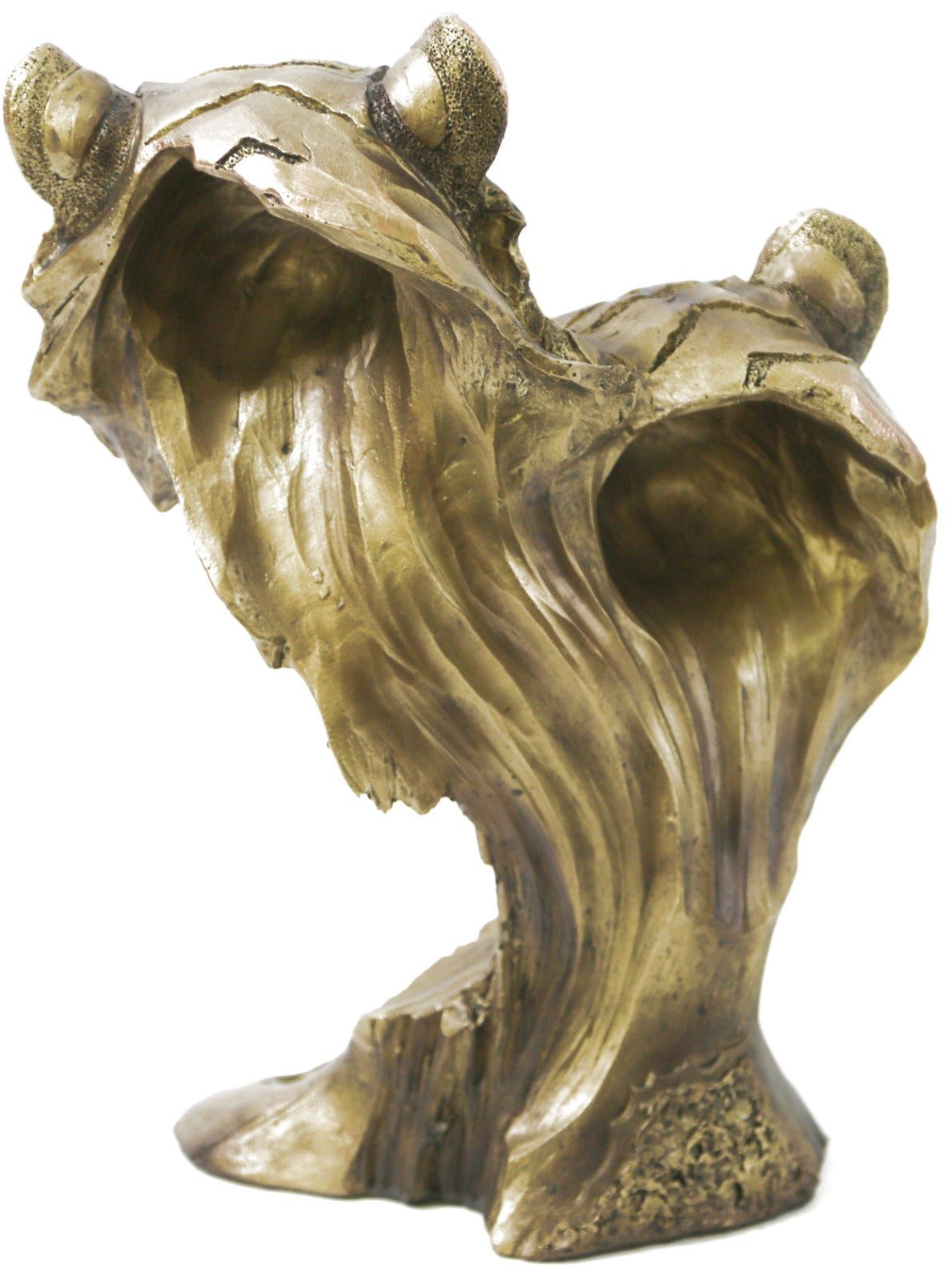 Art Deco Animal Zoo Memorabilia Lion Bust Bronze Effect Sculpture Figurine Sale