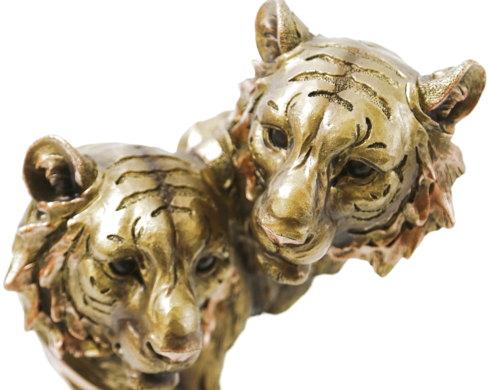 Art Deco Animal Zoo Memorabilia Lion Bust Bronze Effect Sculpture Figurine Sale