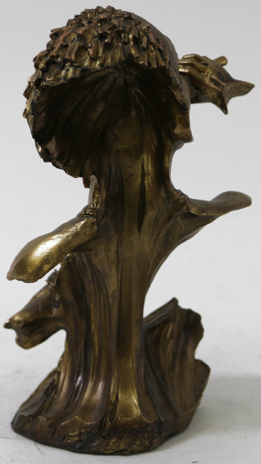 Hand Made Cold Cast Bronze Female Singer Movie Prop Classic Artwork Figurine