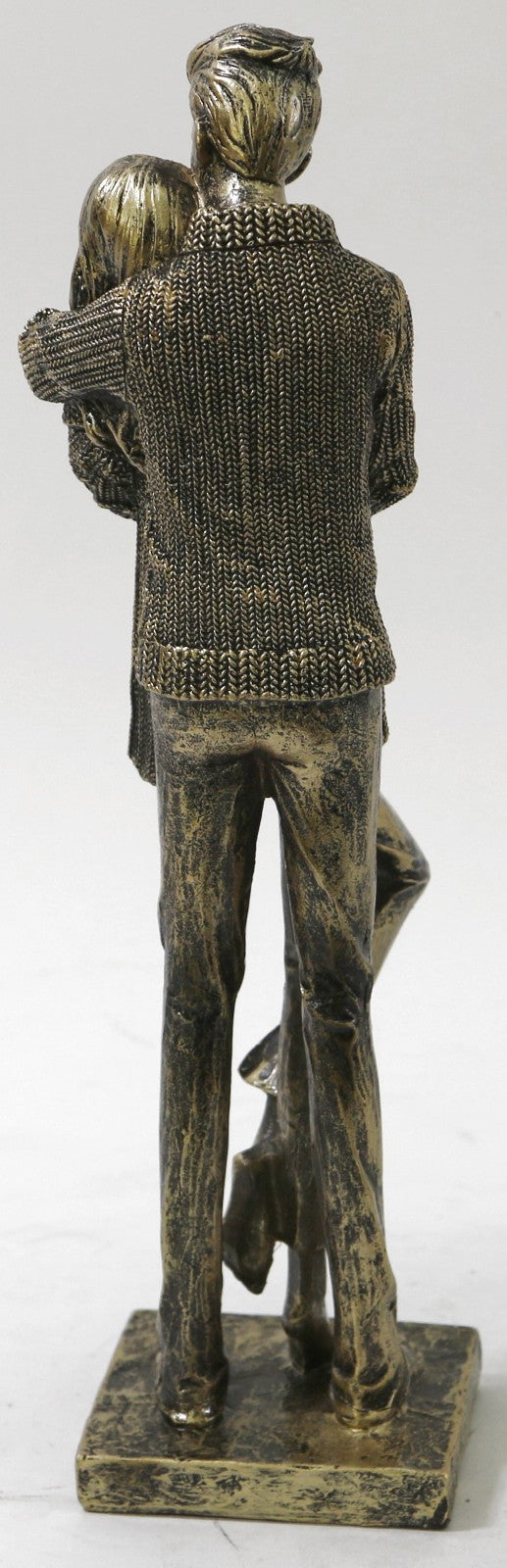 Hand Made Detailed Man and Woman Hugging Each Other Handcrafted Sculpture Statue