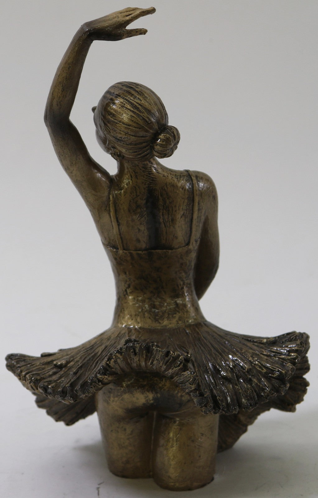 Art Deco style Faux bronze sculpture of a ballerina dancing in Free Form Figure