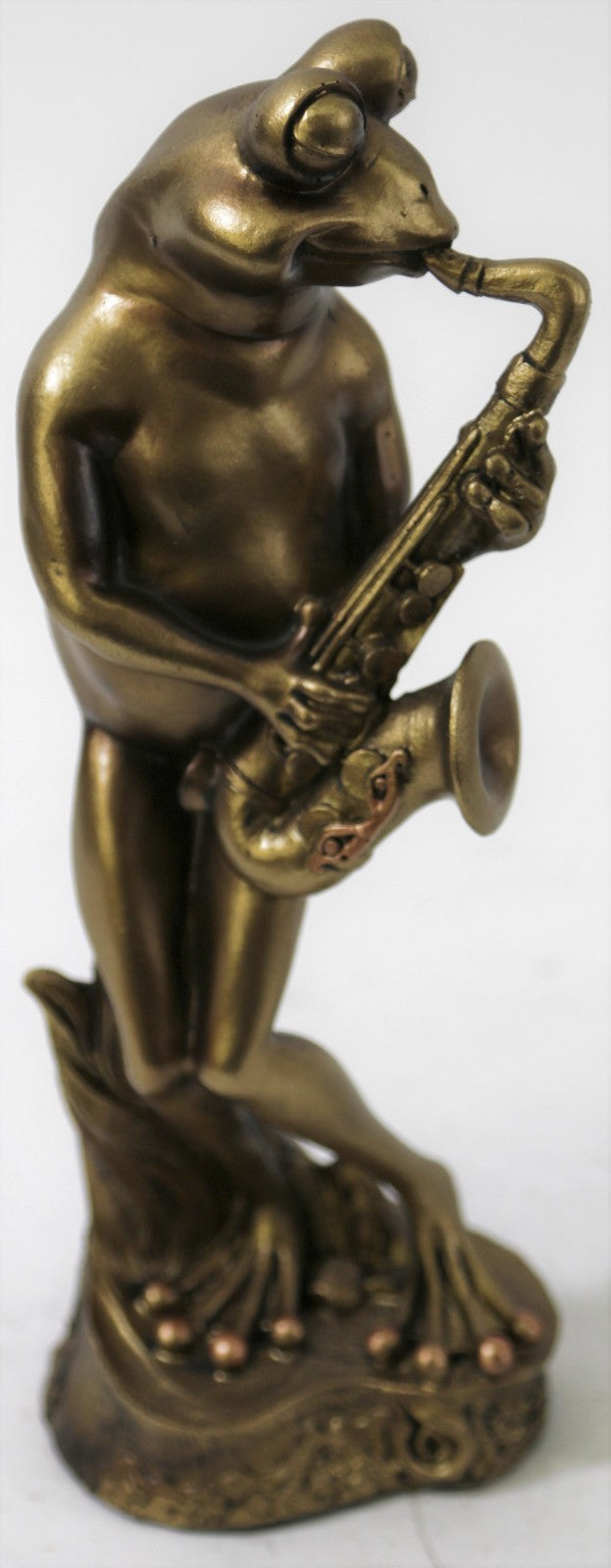 Frog Saxophone Mini Resin Figurine Figure Musician Music Band European Made Sale