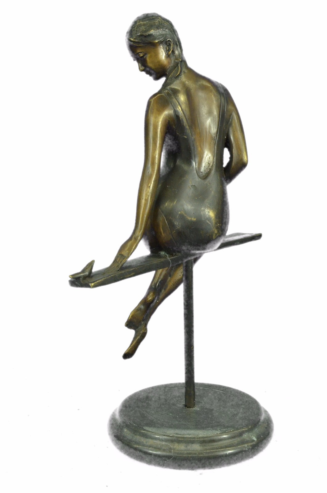 Hot Cast Semi Nude Female Woman Lady With Bird Bronze Sculpture Statue Figurine