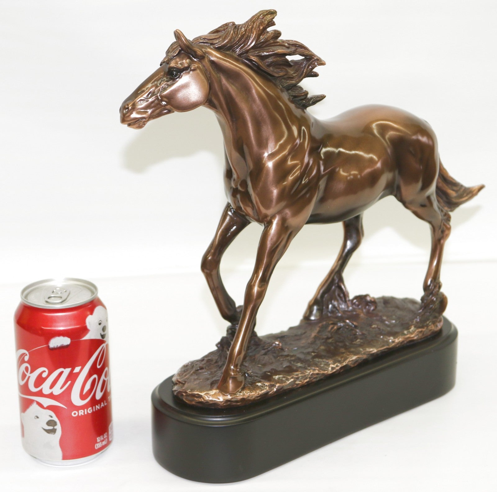 Stallion, Finest US Cold Cast Bronze Horse Animal Sculpture Home Decor Figure