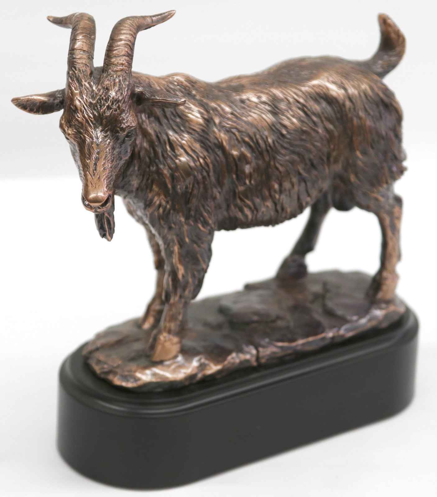 Outdoor/Indoor Animal Decoration metal/Copper Look craft bronze goat sculpture
