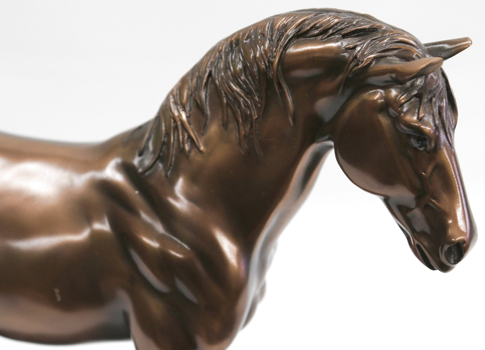 Horse Pony ornament sculpture figurine quality European Bronzed 33cm, gift boxed