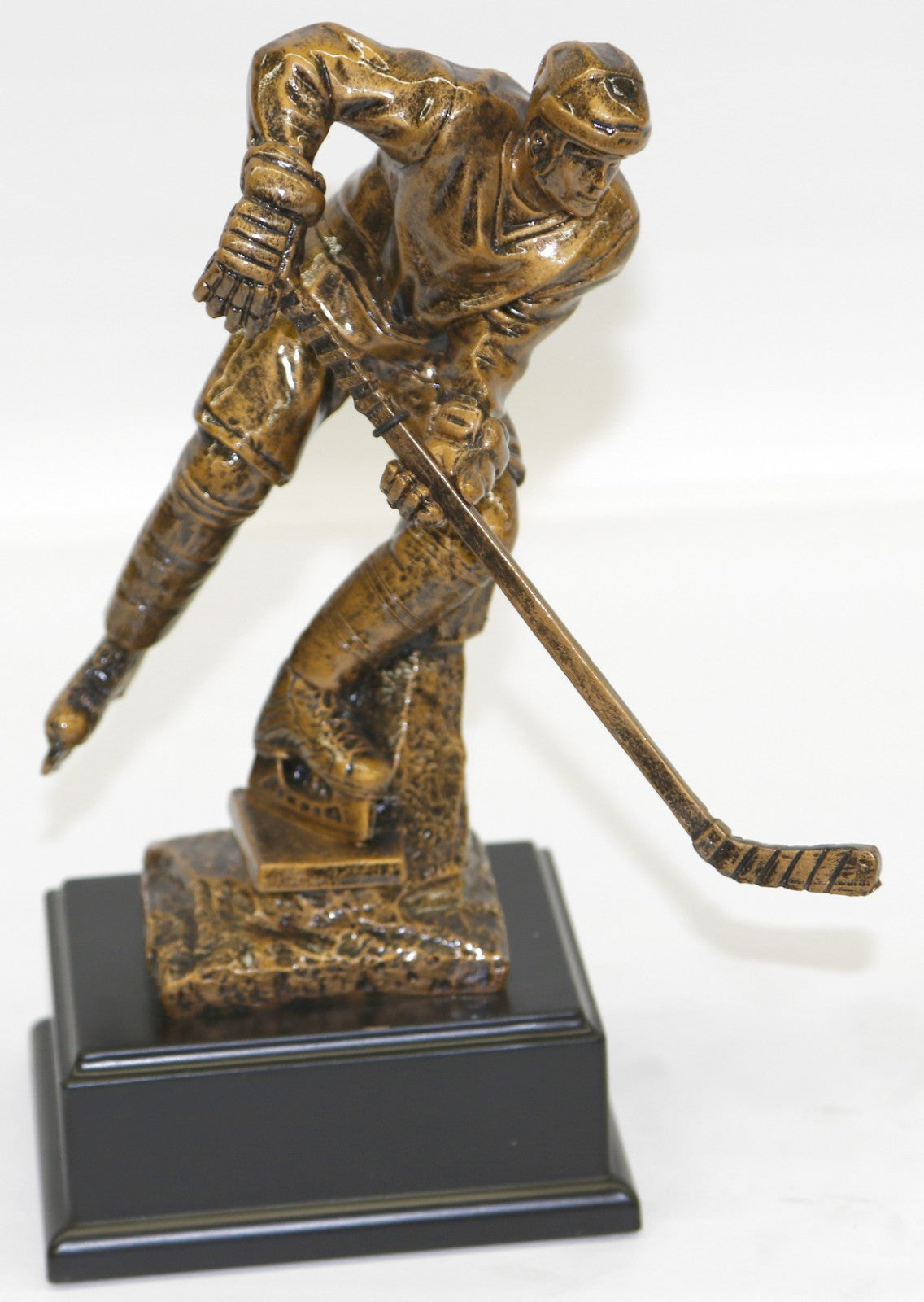 9" Tall Male Tennis Resin Trophy Sculpture With Base Figurine Figure Decor
