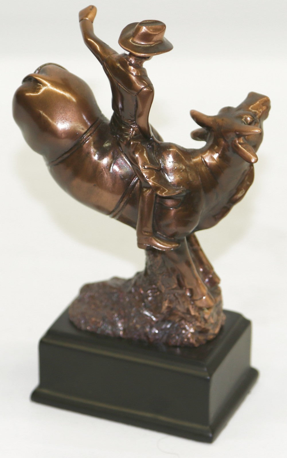 Remington Toro Bull Bullfight Cowboy Texas Bronze Look Statue Sculpture Figure
