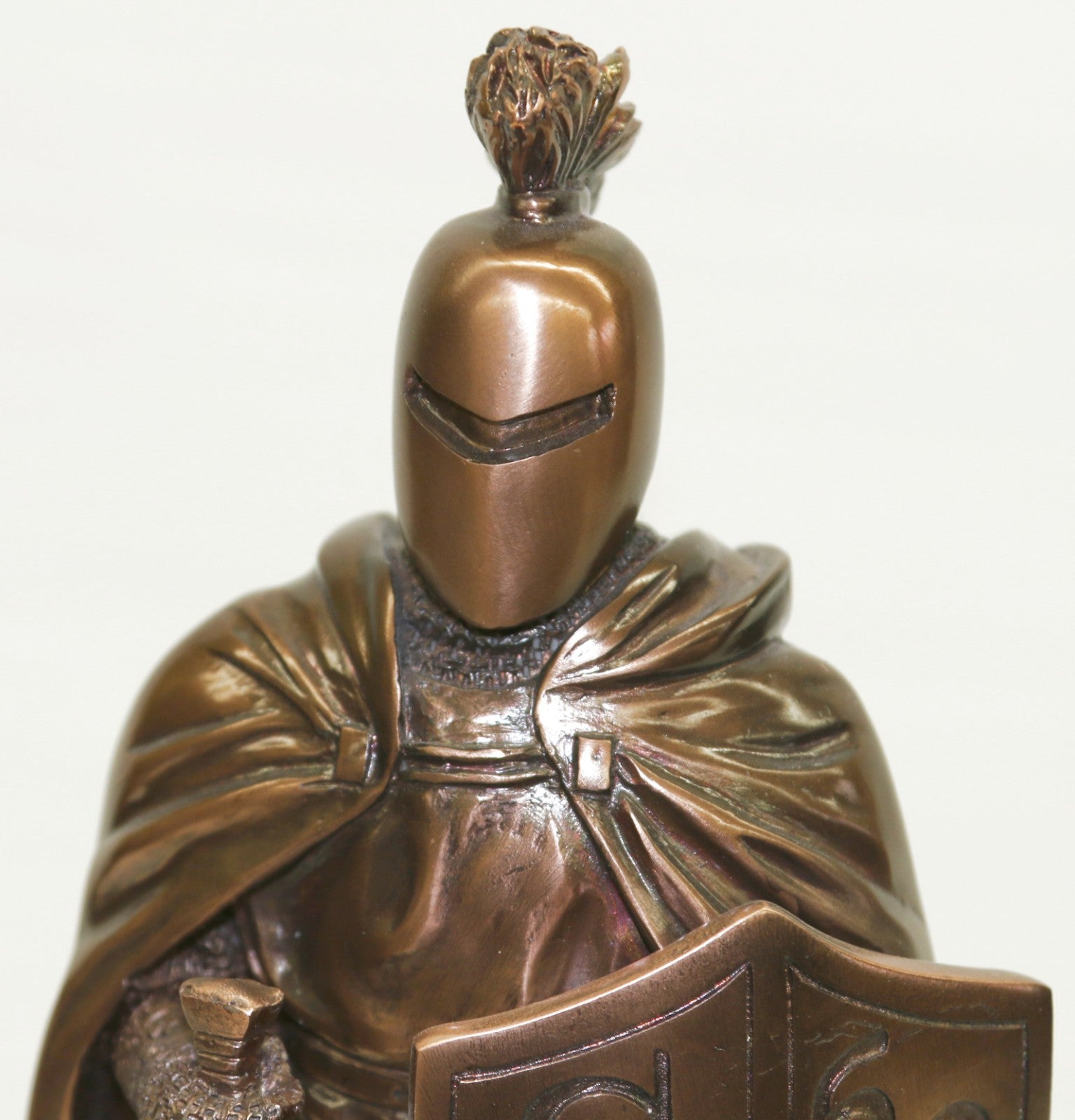 Hand Made Knight English Man Sir Lancelot Classic Artwork Bronzed Figurine