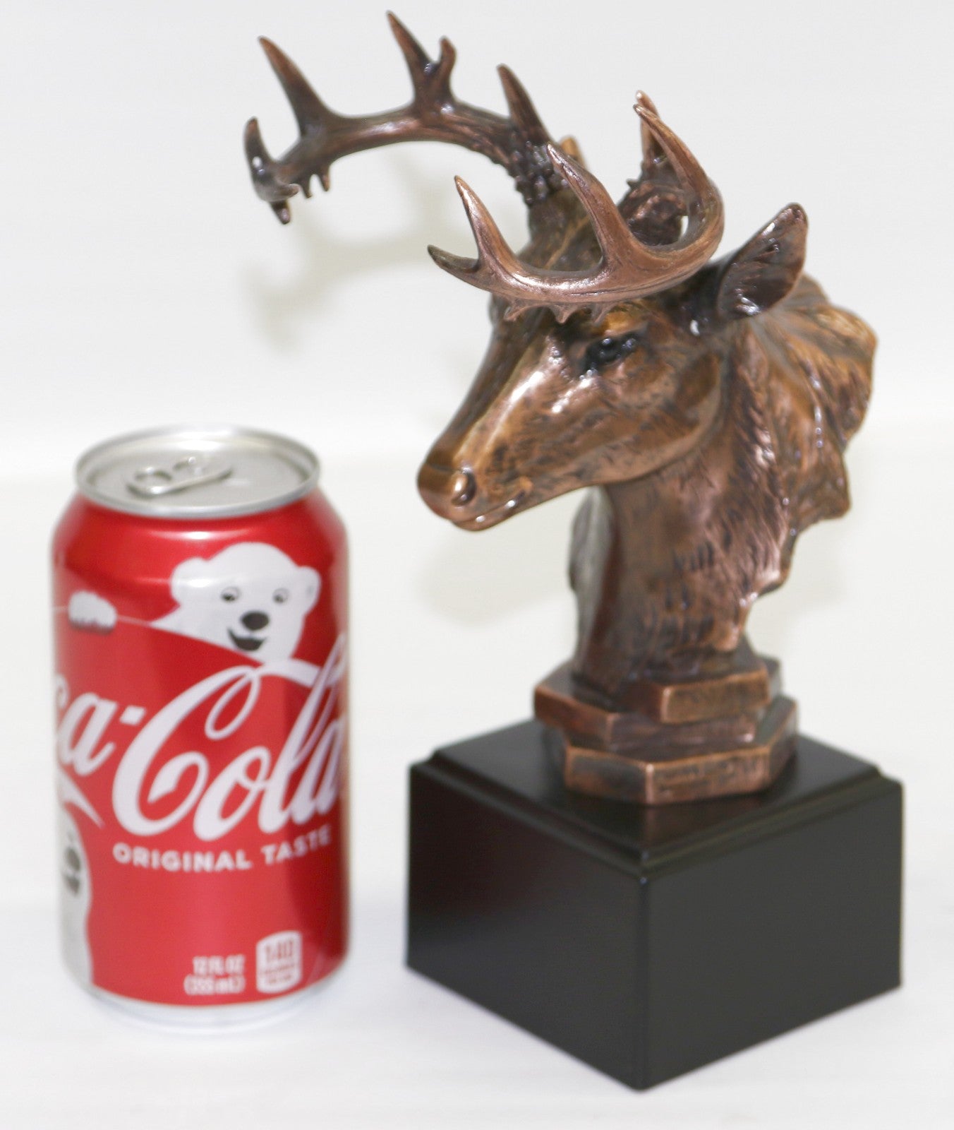 Bronze Stag Ornament, Deer Figure Sculpture Home Decor European Collection Sale
