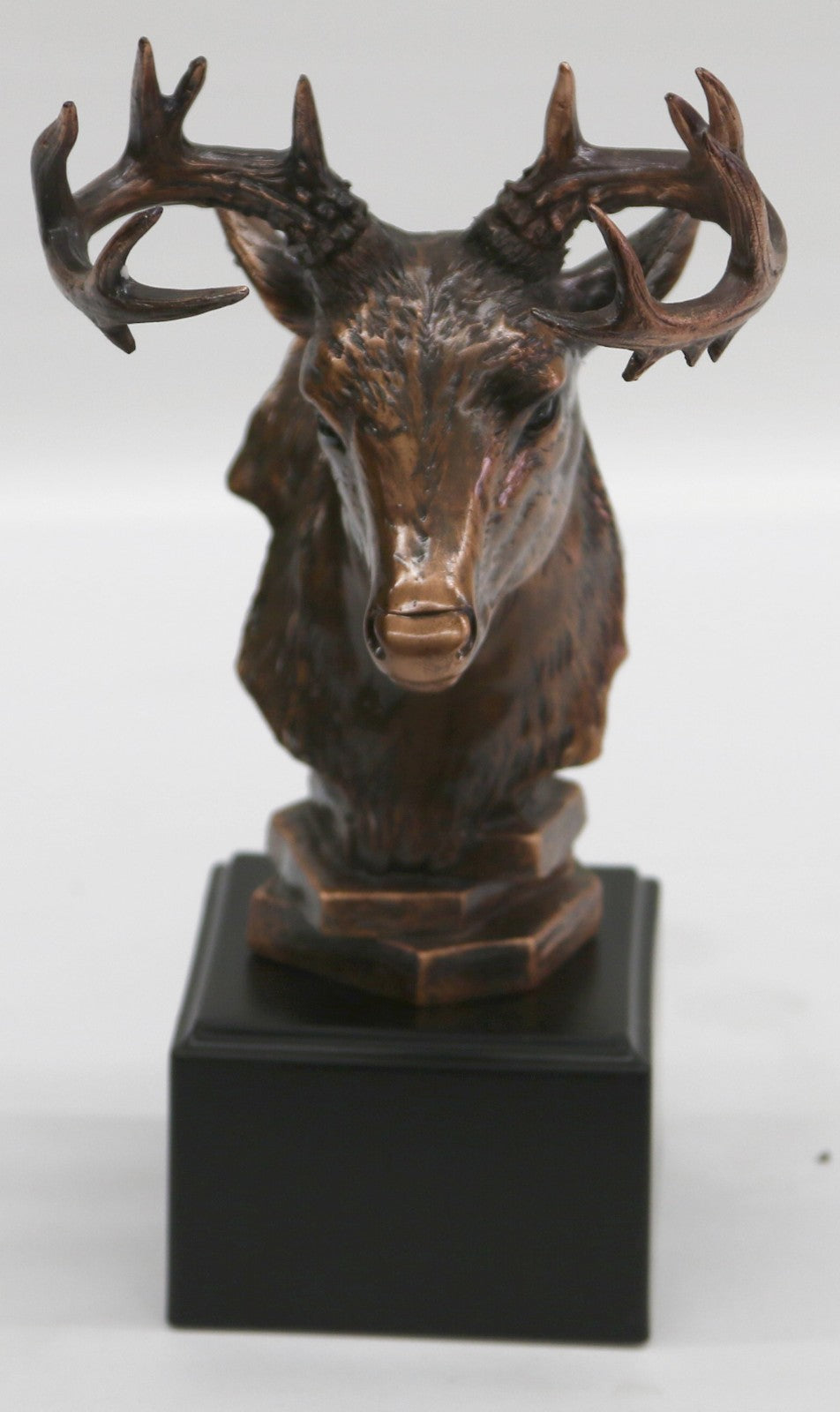 Bronze Stag Ornament, Deer Figure Sculpture Home Decor European Collection Sale