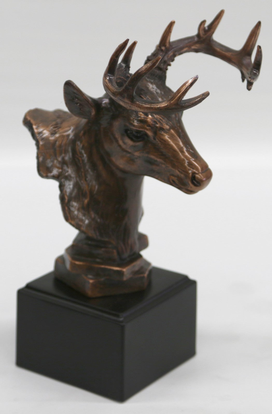 Bronze Stag Ornament, Deer Figure Sculpture Home Decor European Collection Sale