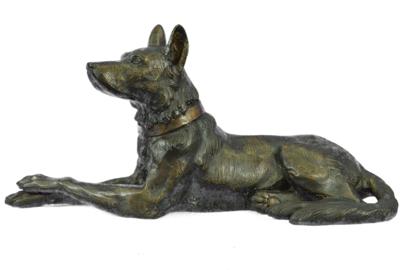 Large Life Size Basenji Dog African Breed Animal Pet Bronze Sculpture Figurine