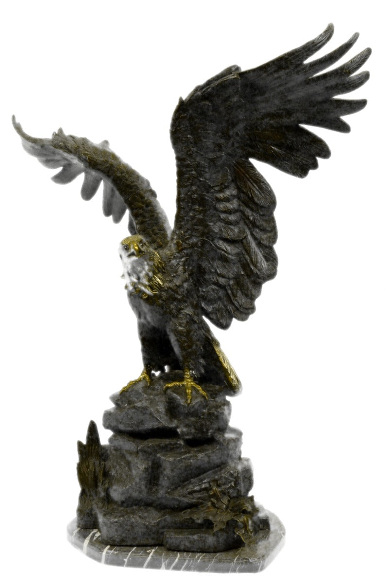 American Bald Eagle Backyard Garden Pool Decoration Bronze Sculpture Figurine