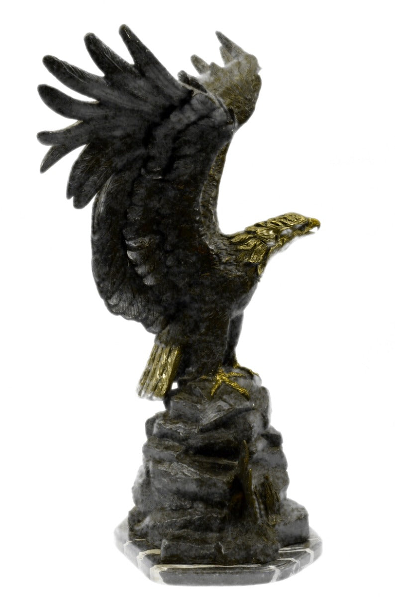 American Bald Eagle Backyard Garden Pool Decoration Bronze Sculpture Figurine