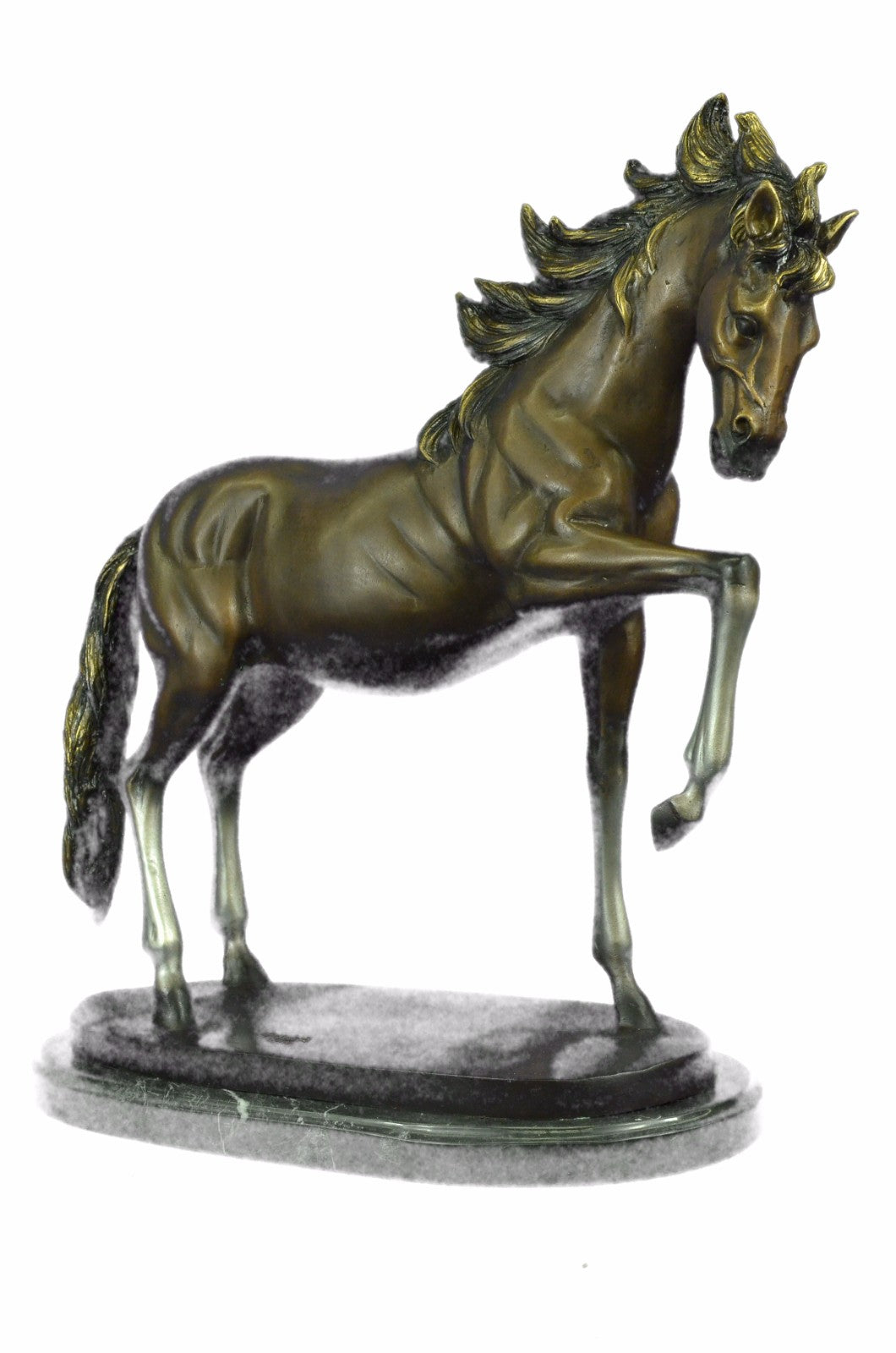 Gorgeous Modern Horse Hot Cast Motion Bronze Sculpture Statue Figurine Art Decor