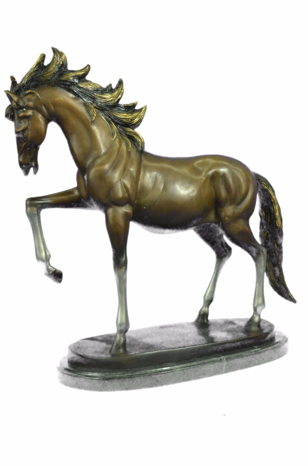 Gorgeous Modern Horse Hot Cast Motion Bronze Sculpture Statue Figurine Art Decor