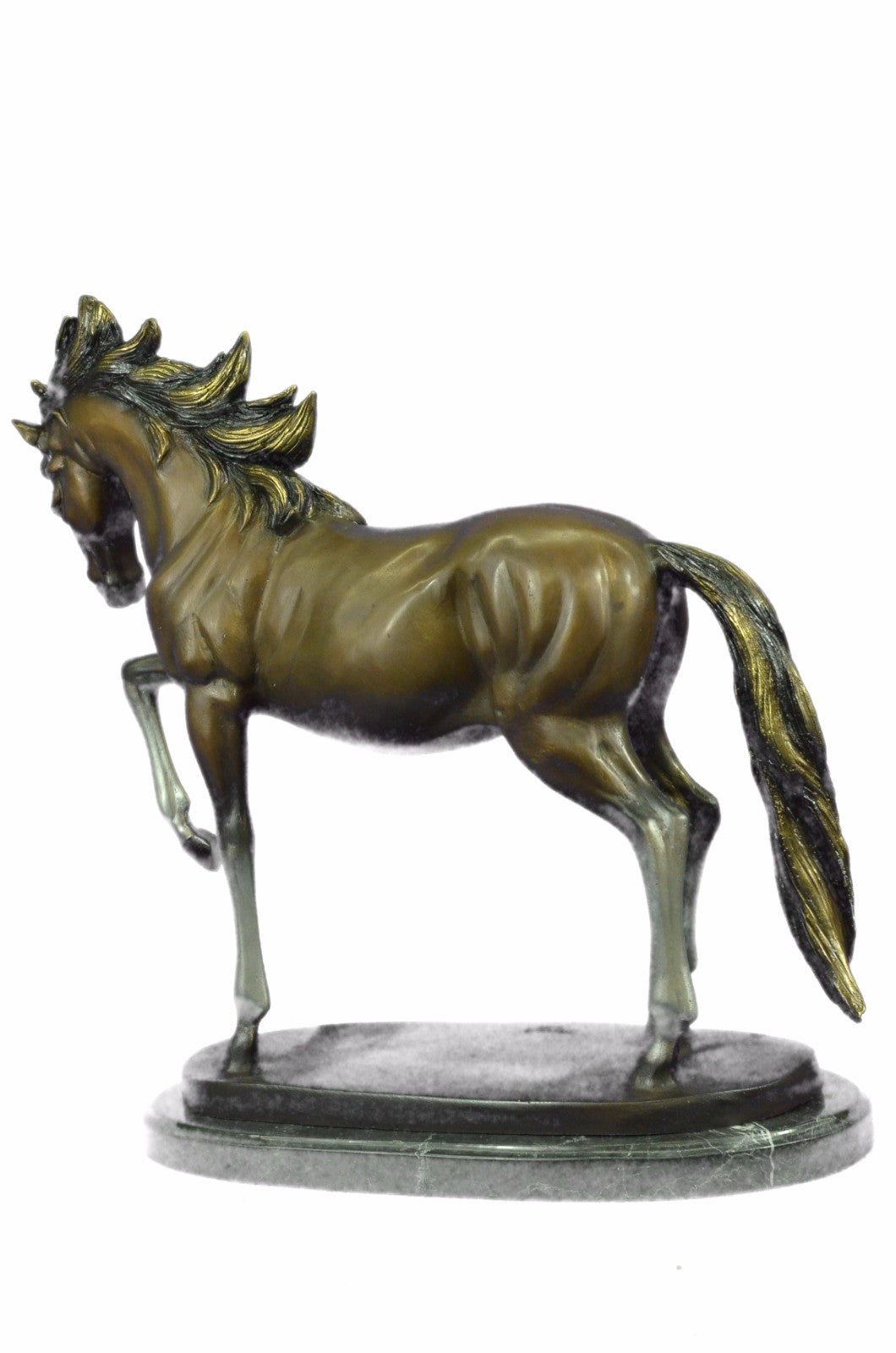 Gorgeous Modern Horse Hot Cast Motion Bronze Sculpture Statue Figurine Art Decor