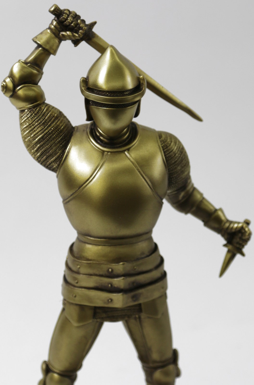European Finery Knight Medieval Collectible Statue Figurine-H: 16" Tall Sculpture