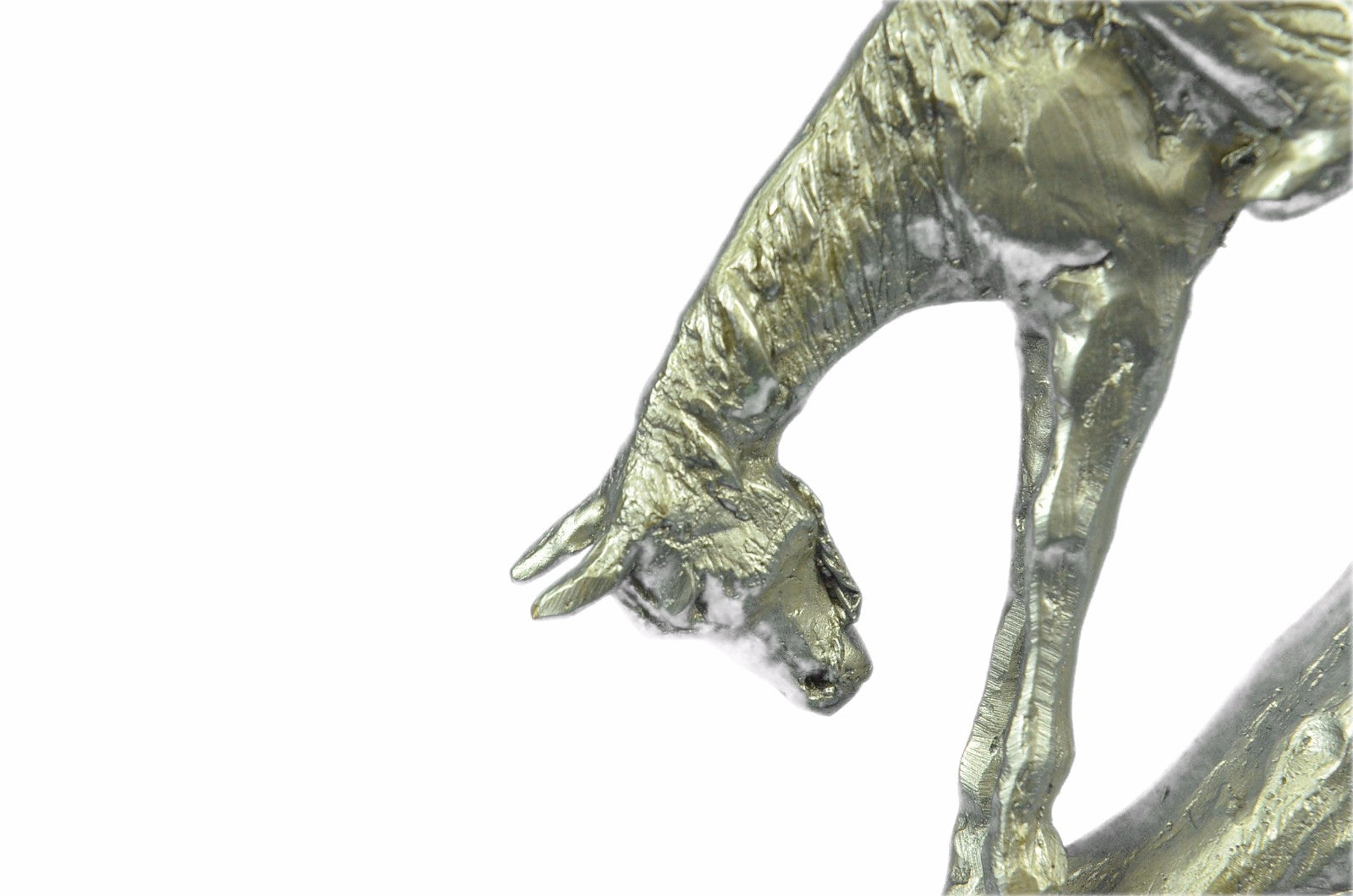 Collectible Hand Crafted American Indian Chief on Horse Bronze Sculpture Statue
