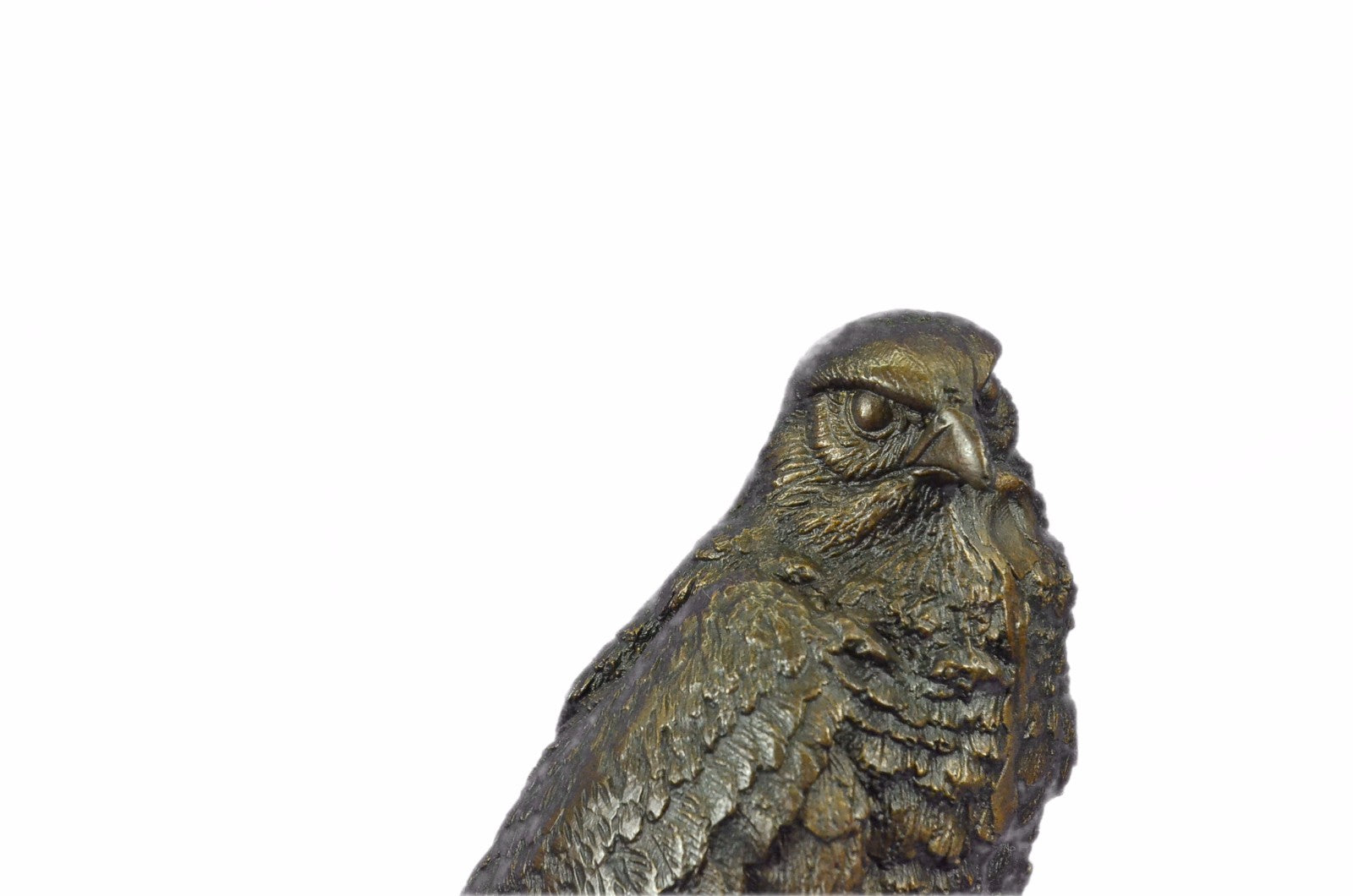 Genuine Bronze Bald Eagle Sculpture Signed Mogniez Listed Artist Hot Cast Statue