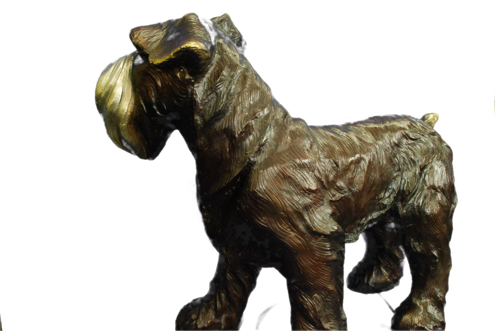 Solid 100% Genuine Bronze Scottie Terrier Masterpiece Museum Quality Work