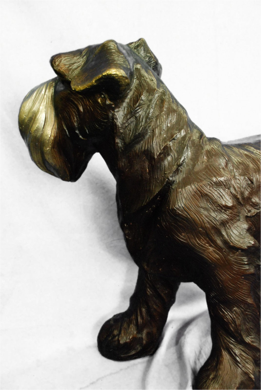 Solid 100% Genuine Bronze Scottie Terrier Masterpiece Museum Quality Work