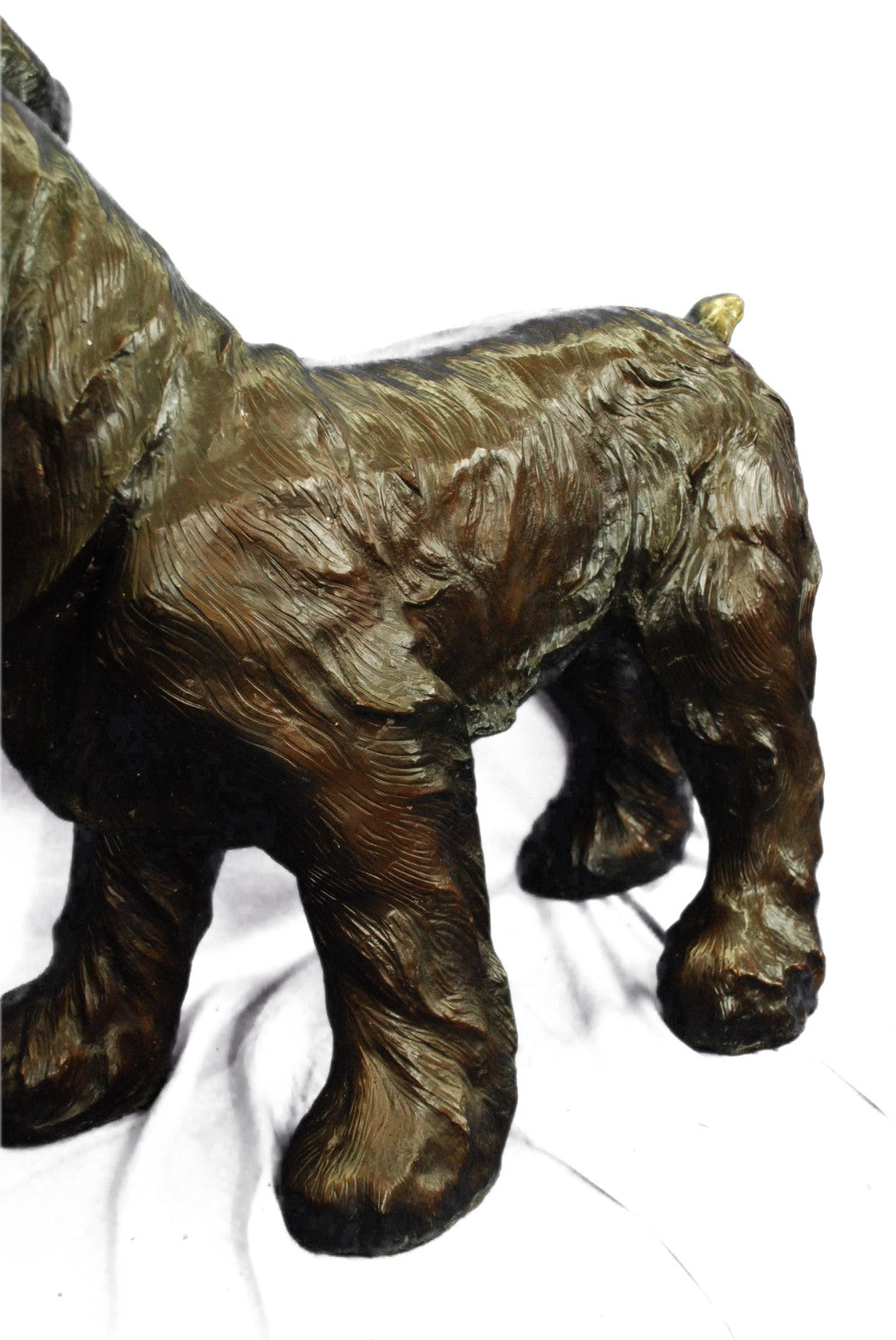 Solid 100% Genuine Bronze Scottie Terrier Masterpiece Museum Quality Work