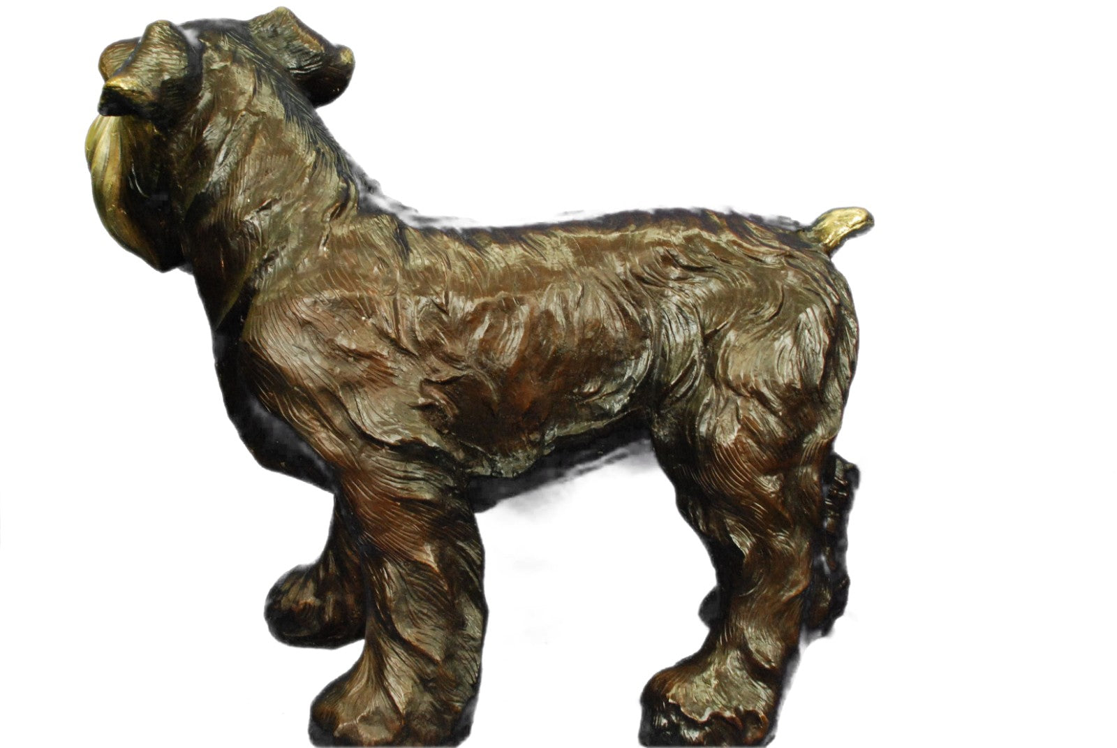 Solid 100% Genuine Bronze Scottie Terrier Masterpiece Museum Quality Work
