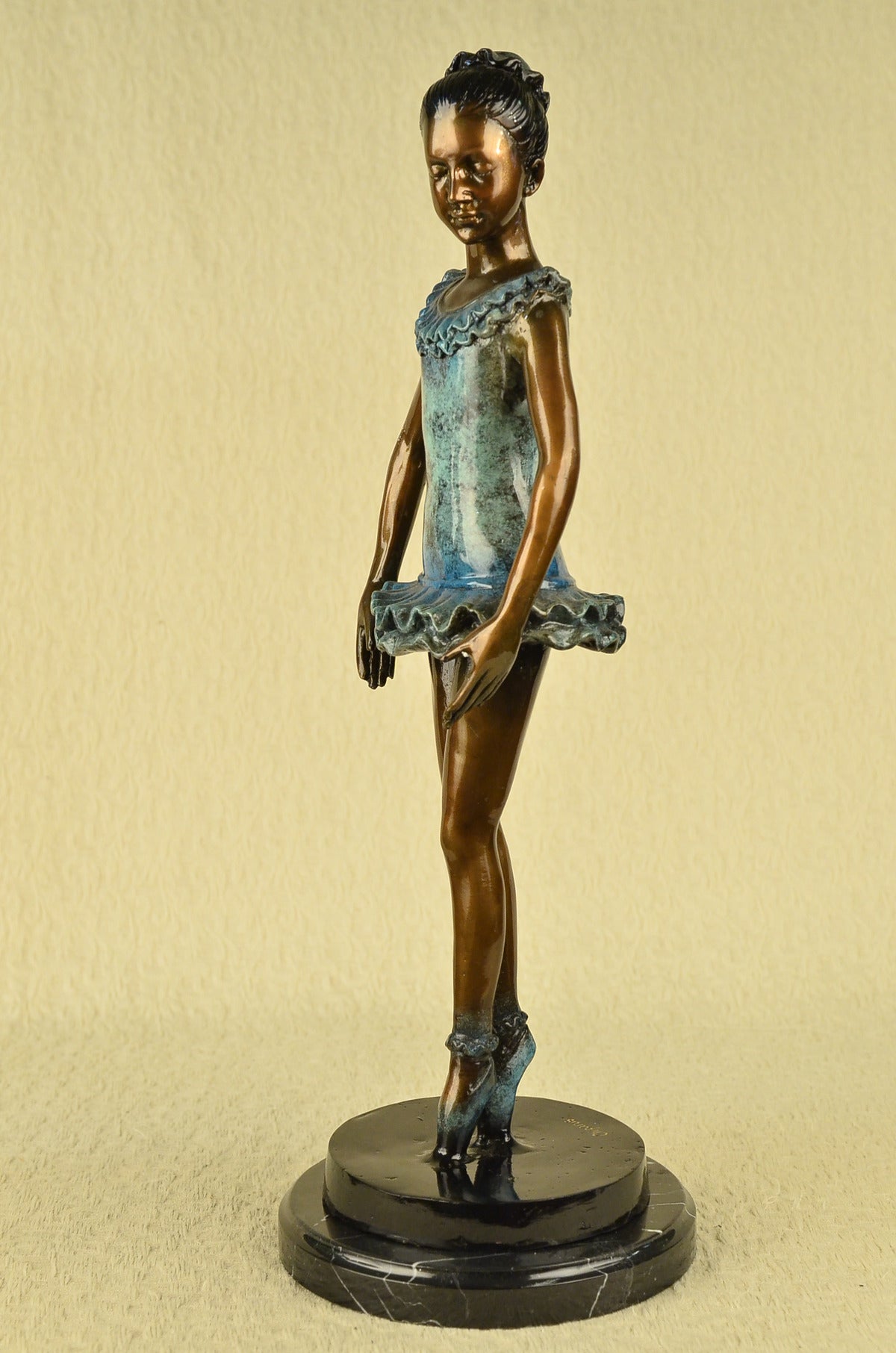 Handcrafted bronze sculpture SALE Decor Home Dancer Ballerina Large Nouveau Art