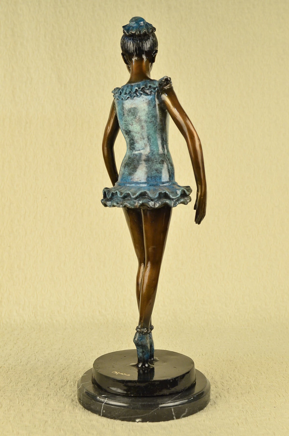 Handcrafted bronze sculpture SALE Decor Home Dancer Ballerina Large Nouveau Art