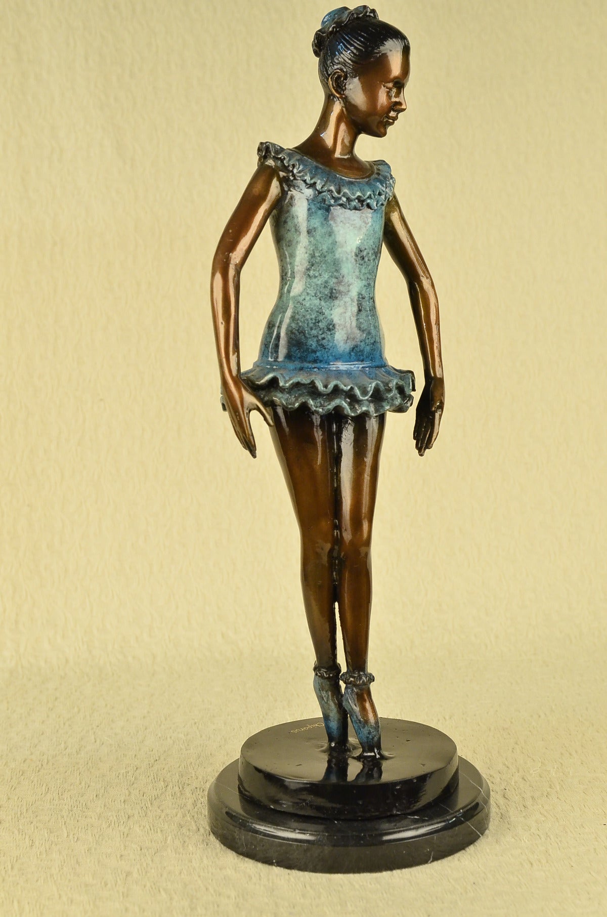 Handcrafted bronze sculpture SALE Decor Home Dancer Ballerina Large Nouveau Art