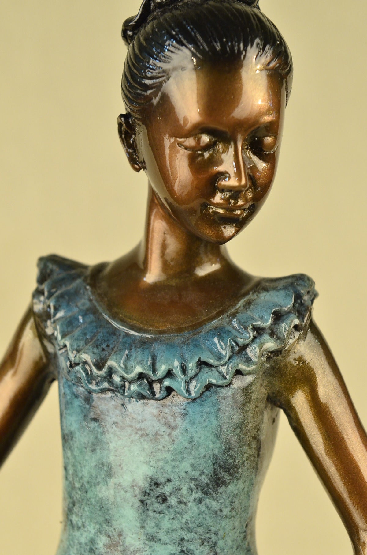Handcrafted bronze sculpture SALE Decor Home Dancer Ballerina Large Nouveau Art