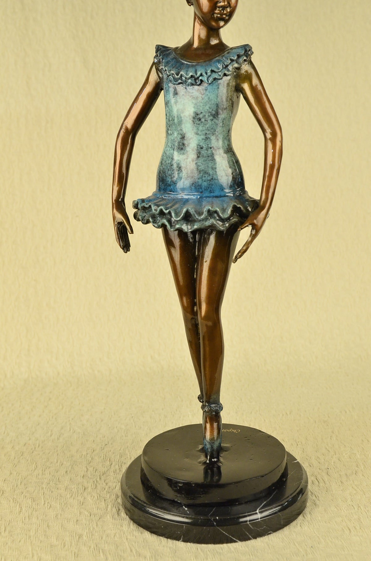 Handcrafted bronze sculpture SALE Decor Home Dancer Ballerina Large Nouveau Art