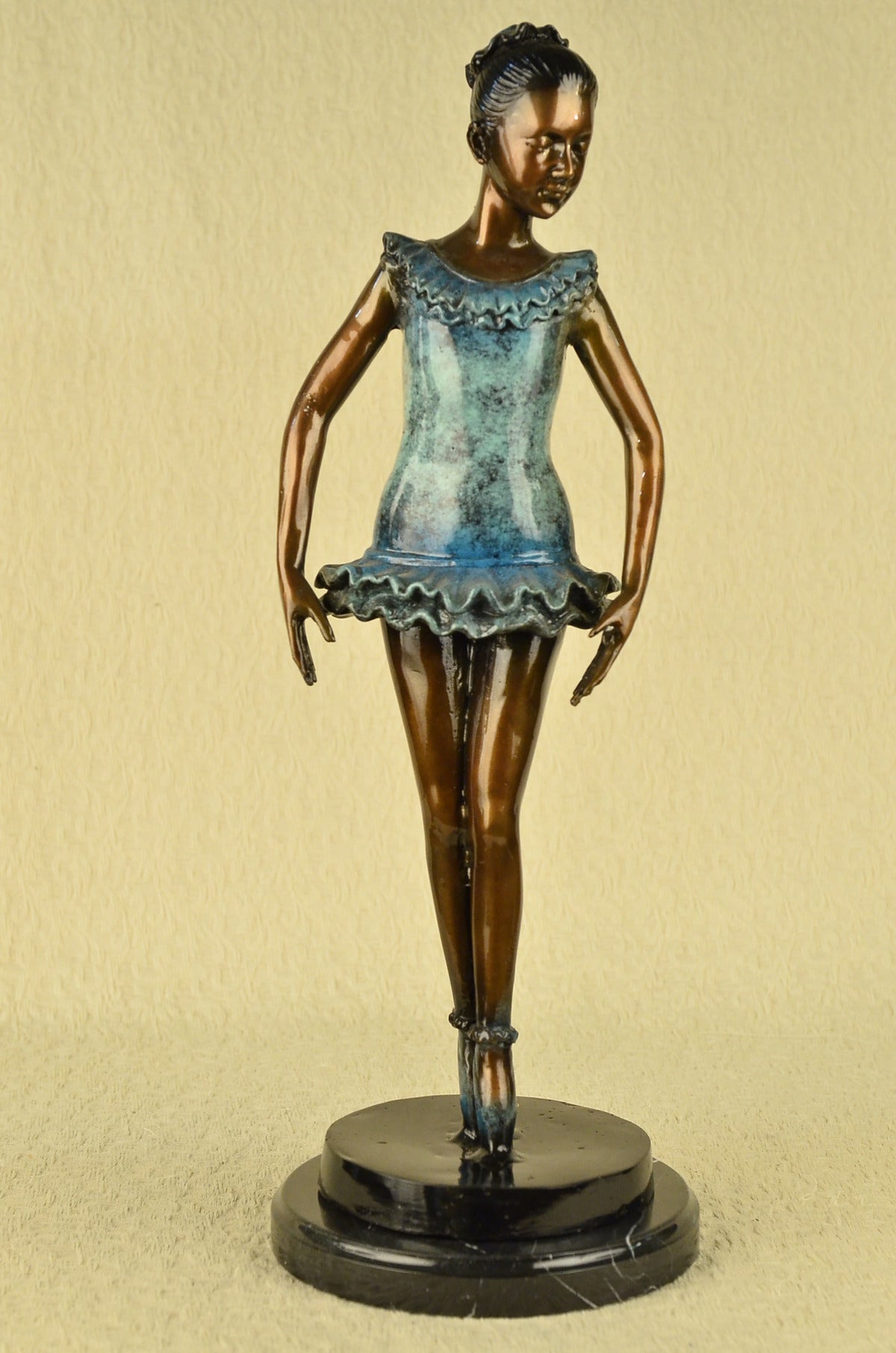 Handcrafted bronze sculpture SALE Decor Home Dancer Ballerina Large Nouveau Art